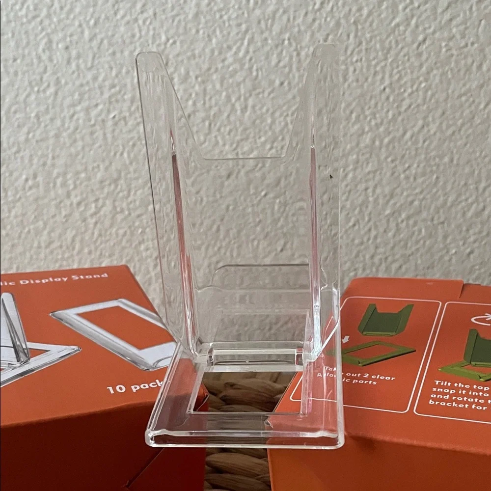 Handbag Acrylic Display Stand - Clear (10 pack per box)